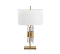 QYYZTQY Postmodern Bedside Desk Light Creative Crystal Fabric Desk Lamp For Bedroom Living Room Sofa TV Wall Writing Desk Table Lamp Loft Hotel Guest Room B&B Clubhouse Villa Decoration Lighting
