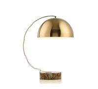 QYYZTQY Postmodern Creative Sample Room Desk Light Marble Metal Desk Lamp for Bedroom Living Room Sofa Rest Area Table Lamp Villa Penthouse Office Hall Decoration Lighting Fixture