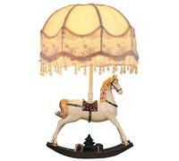 QYYZTQY Princess Table Lamps for Girls Bedroom Vintage Victorian Table Lamp French White Table Lamp Rustic Farmhouse Bedside Lamp Cute Nightstand Lamp for Children Room Kids Nursery Room