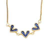QYYZTQY Rainbow Necklace For Women, Romantic Small Pink Heart Necklace Crystal Necklace Rainbow Jewelry, Rainbow Heart Necklace, Rainbow Bridge Necklace
