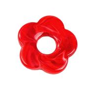 QYYZTQY Resin Pendant Hollow 5 Petals Flower Charm Supplies Necklace Bracelet Earring Jewelry Making