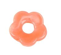 QYYZTQY Resin Pendant Hollow 5 Petals Flower Charm Supplies Necklace Bracelet Earring Jewelry Making
