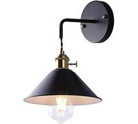 QYYZTQY Retro Industrial Wall Lamp, Metal Wall, Adjustable Wall Light with Switch, Bedside Reading Light, Bathroom Vanity Lamp, Art Lighting Fixture for Hallway Kitchen Bedroom Living Room (Color :