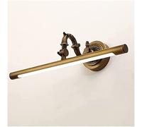 QYYZTQY Retro LED Vanity Light, Wall Light Fixture, Bathroom Mirror Cabinet Lamp, Frame Lighting Wall Lamp 4000K Natural White (Size : 58cm) (Size : 75cm)
