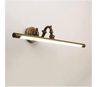 QYYZTQY Retro LED Vanity Light, Wall Light Fixture, Bathroom Mirror Cabinet Lamp, Frame Lighting Wall Lamp 4000K Natural White (Size : 58cm) (Size : 58cm)