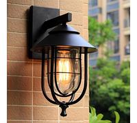 QYYZTQY Retro Outdoor Waterproof Antirust Wall Lamp Garden Gateway Courtyard Corridor Villa Bra Residential Balcony Lights, Chandelier