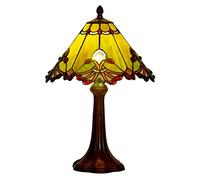 QYYZTQY Retro Style Stained Glass Table Lamp Creative Pastoral Table Lamp Individually Decorated Bedroom Lamp Warm as Ever
