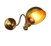 QYYZTQY Retro Wall Lamp, Adjustable Metal Wall Creative American Industrial Wall Lighting Fixture for Bedroom, Living Room, Restaurant, Cafe E27 Base