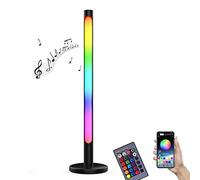 QYYZTQY RGB Color Change Table Lamp with Cable and Plug Smart App Remote Control dimmable Music Small Desk Light Gaming ambiance Backlight for Living Room TV Room Bedroom playroom Night Lights,1pack