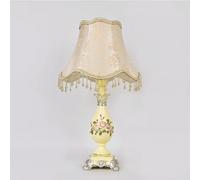 QYYZTQY Romantic French Children's Room Girls Room Desk Light Luxury Fabric Desk Lamp for Living Room Bedroom Bedside Dressing Table Table Lamp Hotel Showroom Shop Decoration Lighting Fixture (E27)