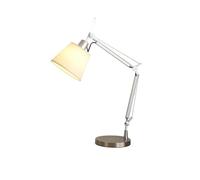 QYYZTQY Romantic French Desk Light Adjustable Height Angle Metal Fabric Desk Lamp For Study Teahouse Workstation Table Lamp College Dorm Room Apartment Operating Table Decoration Lighting Fixture (E27