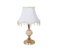 QYYZTQY Romantic French Fabric Desk Light High-end Elegant Living Room Sofa Beside Desk Lamp Suitable For Tea House Living Room Bed Table Lamp Cafe Western Restaurant Front Decoration Lighting Fixture