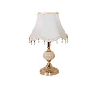 QYYZTQY Romantic French Fabric Desk Light High-end Elegant Living Room Sofa Beside Desk Lamp Suitable For Tea House Living Room Bed Table Lamp Cafe Western Restaurant Front Decoration Lighting Fixture