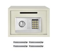 QYYZTQY Safe Box Digital Larsecurity Safety Steel Case Cash Value Home Safe/White/16L