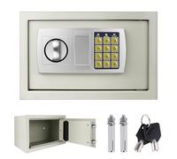QYYZTQY Safe Box Digital Larsecurity Safety Steel Case Cash Value Home Safe/White/8.5L