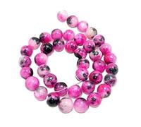 QYYZTQY Shower Curtain Charm Natural Pink Green Yellow and Other Colorsr Jades Smooth Round Beads 4/6/8/10/12mm for Jewelry Making Necklac