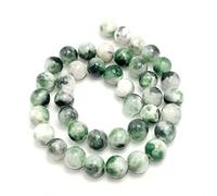 QYYZTQY Shower Curtain Charm Natural Pink Green Yellow and Other Colorsr Jades Smooth Round Beads 4/6/8/10/12mm for Jewelry Making Necklac