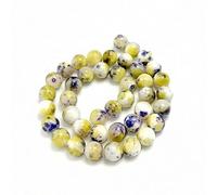 QYYZTQY Shower Curtain Charm Natural Pink Green Yellow and Other Colorsr Jades Smooth Round Beads 4/6/8/10/12mm for Jewelry Making Necklac