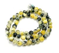 QYYZTQY Shower Curtain Charm Natural Pink Green Yellow and Other Colorsr Jades Smooth Round Beads 4/6/8/10/12mm for Jewelry Making Necklac