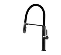 QYYZTQY Shower Head Pull Down Sprayer,Kitchen Faucets,High ARC Single Handle Sink Faucet with Magnetic Docking Spray Head,Commercial,Faucet for Kitchen