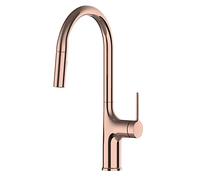 QYYZTQY Shower Head with Down Sprayer, High ARC Single Handle Two Function Pull out Sink Taps, Stainless Steel Sensor Faucet, Deck Mounted Hot and Cold Kitchen Mixer Tap
