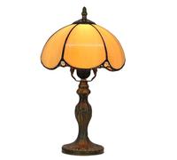 QYYZTQY Stained Glass Table Lamp Vintage Bedroom Desk Lamp Turkish Mediterranean Table Light Bedside Home Deco Light Warm as Ever