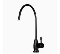 QYYZTQY Stainless Steel Black Swan Neck Kitchen Sink Drinking Water Filter Tap