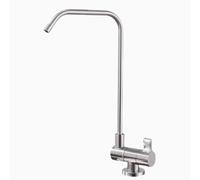 QYYZTQY Stainless Steel Folding Water Filter Faucet for Kitchen Sink Single Handle Brushed Tap