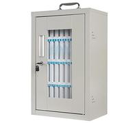 QYYZTQY Stainless Steel Phones Cabinet Wall Mounted Cell Phone Storage Locker Box with Safety Lock and Handle for Classroom Office Factory