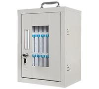 QYYZTQY Stainless Steel Phones Cabinet Wall Mounted Cell Phone Storage Locker Box with Safety Lock and Handle for Classroom Office Factory