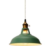QYYZTQY Style Colored Iron Pendant Ceiling Fixture, Metal Lamp Shade, Restaurant Bar Decoration Hanging Light, Chandelier