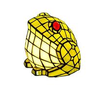QYYZTQY Style Small nig lig Table Lamp Green Frog Stained Glass shade1 lig Resin Base Traditional Handmade liging for Living Room Bedroom Bedside nigstand Garden