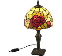 QYYZTQY Style Table Lamp Bedside Table Lamp Pink Tatre Table Flower Luxurious Style Reading Light Bedroom for Living Room Hotel Lighting Warm as Ever