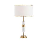 QYYZTQY Suitable for Bedroom Living Room Study Room Desk Lamp High-End Fabric Crystal Desk Light Writing Desk Apartment Dormitory Office Table Lamp Showroom Club Club Decoration Lighting Fixture