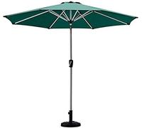 QYYZTQY Sun Parasol 9'/2.7M Parasols Patio Table Umbrella Outdoor with 8 Sturdy Ribs for Garden, Deck, Backyard and Pool (Green)