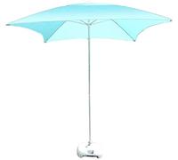 QYYZTQY Sun Parasol Garden Parasols Square Patio Table Umbrella, Perfect for Outdoor Yard, Beach Commercial Event Market, Swimming Pool Side (Light Blue A)