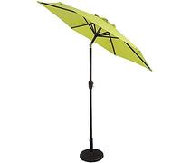QYYZTQY Sun Parasol Parasols 7ft Patio Umbrellas - Outdoor Garden Table Umbrella w/Tilt Adjustment, Fade-Resistant Fabric, Wind Vent (Fruit Green)