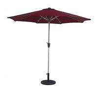 QYYZTQY Sun Parasol Umbrella Garden Parasols 9-Feet Patio Umbrella Outdoor Garden Table Umbrella with Crank, Portable Sun Shelter for Market Deck Porch Backyard Pool Si