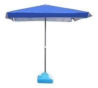 QYYZTQY Sun Parasol Umbrella Garden Parasols Blue Rectangular Patio Umbrella Outdoor Market Table Umbrella, Perfect For Garden, Yard, Beach Commercial Event Market, CAM