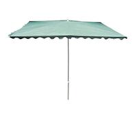 QYYZTQY Sunshade Outdoor Folding Oblique Parasol, Large Square Sun for Shop Commercial Patio Market Pool, Inclined Umbrella, Red, (Green 2m*2.5m)