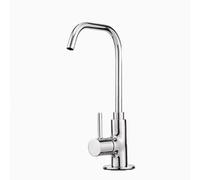QYYZTQY Swivel Brass Chrome Plated Faucet Kitchen Sink Filter with Swan Neck Pure Tap for Clean Drinking Water