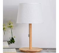 QYYZTQY Table Lamp Bedroom Bedside Lamp Creative Romantic Warm Wood Study Room Eye Desk Nordic Table Lamp Elegant Soft Eye Protection