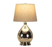 QYYZTQY Table Lamp Bedside Lamp Nightstand Lamp 24.4in Glass Table Lamp Bedroom Bedside Nightstand Lamp Hotel Study Table Lamps Desk Lamp Night Light Table Lamps Table Light for Living Room (Co
