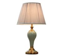 QYYZTQY Table Lamp Bedside Lamp Nightstand Lamp Ceramic Table Lamps for Bedroom Living Room Warm Romantic Fashionable Creative Desk Lamps Remote Control Hotel Table Lamps Table Light for Living Room