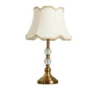 QYYZTQY Table Lamp Bedside Lamp Nightstand Lamp Crystal Table Lamp Metal Base Desk Lamp E27 Desk Light Fabric Led Nightstand Lamp Table Lamps Table Light for Living Room (Color : C, Size : Push