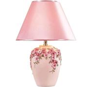 QYYZTQY Table Lamp Bedside Lamp Nightstand Lamp Engraving Resin Table Lamp Hand-Painted Nightstand Lamp Desk Light Art Bedside Lamp Eye Protection Table Lamps Table Light for Living Room (Color :