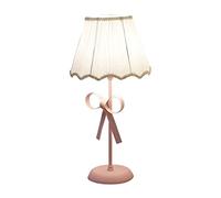 QYYZTQY Table Lamp Bedside Lamp Nightstand Lamp Iron Table Lamp Bedside Lamp Desk Lamp with Fabric Lamp Shade Creative Nightstand Lamp for Wedding Birthday Gift Table Lamps Table Light for Living