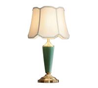 QYYZTQY Table Lamp Bedside Lamp Nightstand Lamp Postmodern Ceramic Table Lamp Bedroom Bedside Table Lamps Household Cozy Room Reading Lamps Office Lamp Table Lamps Table Light for Living Room (Color :