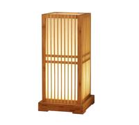 QYYZTQY Table Lamp Boho Night Stand Light Square Column Table Lamps Farmhouse Boho Coastal Desk Lamp Night Lights for Home Office Art Decor Handicraft House Cafe Bookcase
