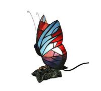 QYYZTQY Table Lamp Butterfly Night Lamp Student Children's Writing Eye Protection Table Lamp Bedroom Handmade Colored Glass Warm as Ever